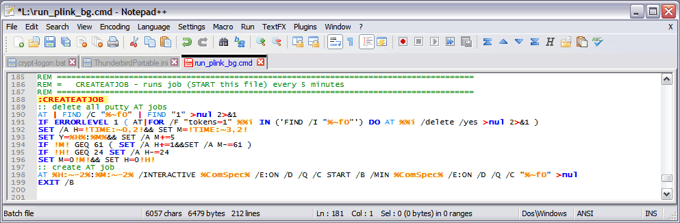 Advanced Windows Batch File Scripting